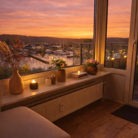 Strandhafer-balkon Mit Meerblick- 2 Min Zum Lägenhet *